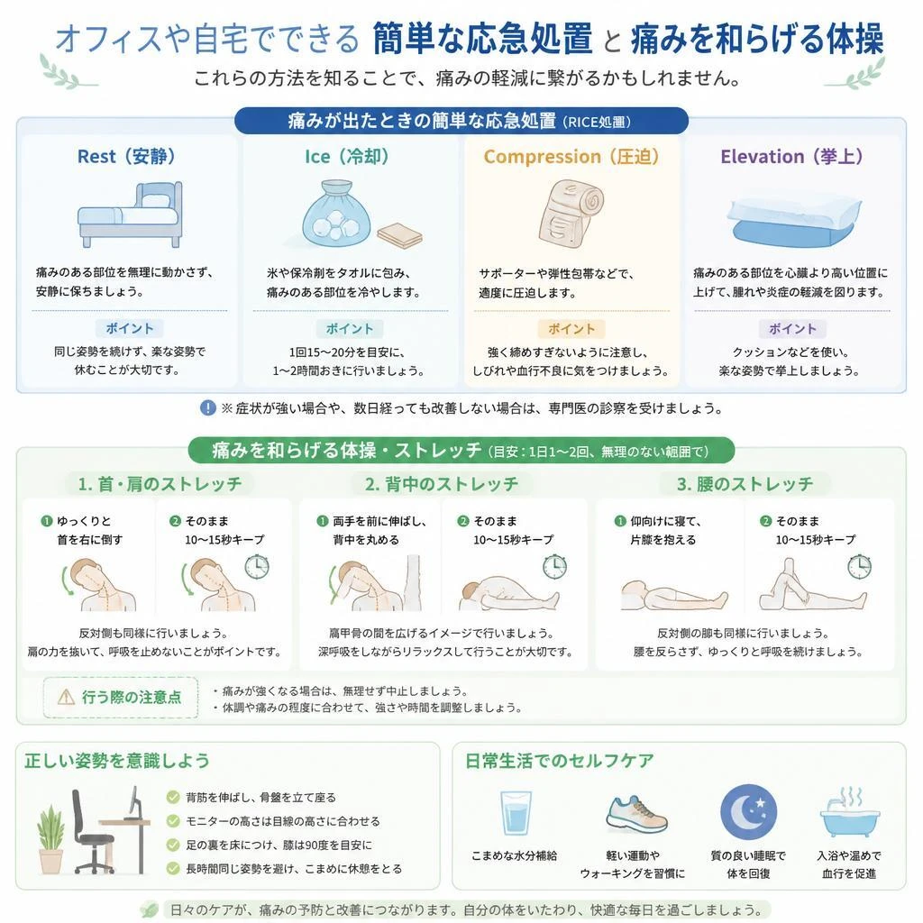 自宅でできる応急処置