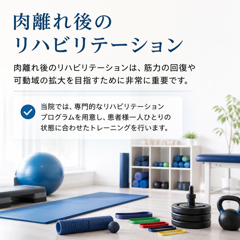 回復に向けてのリハビリテーション