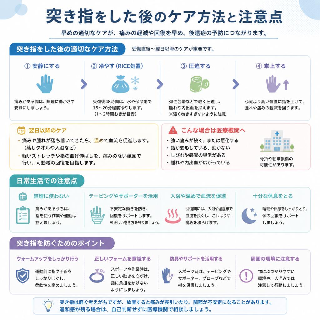 ケア方法と日常生活での注意点