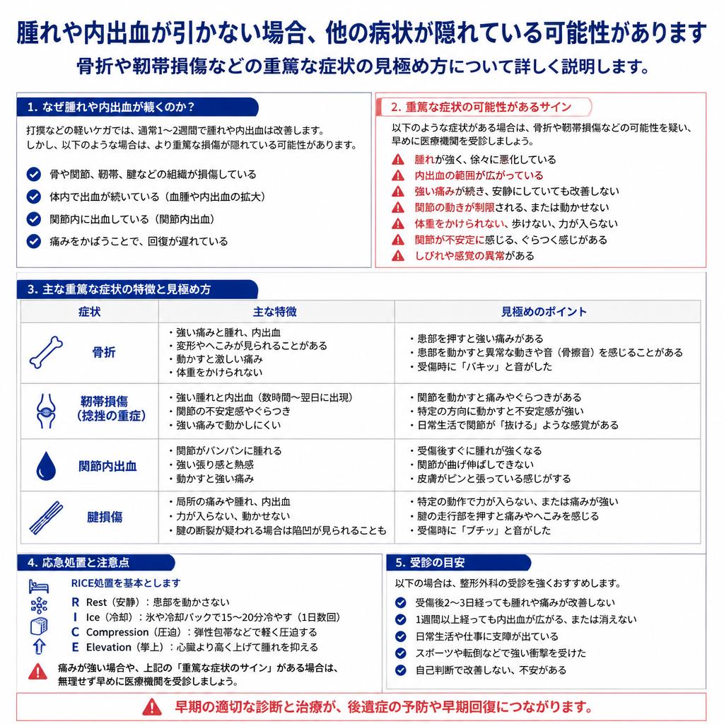 疑うべき重篤な症状
