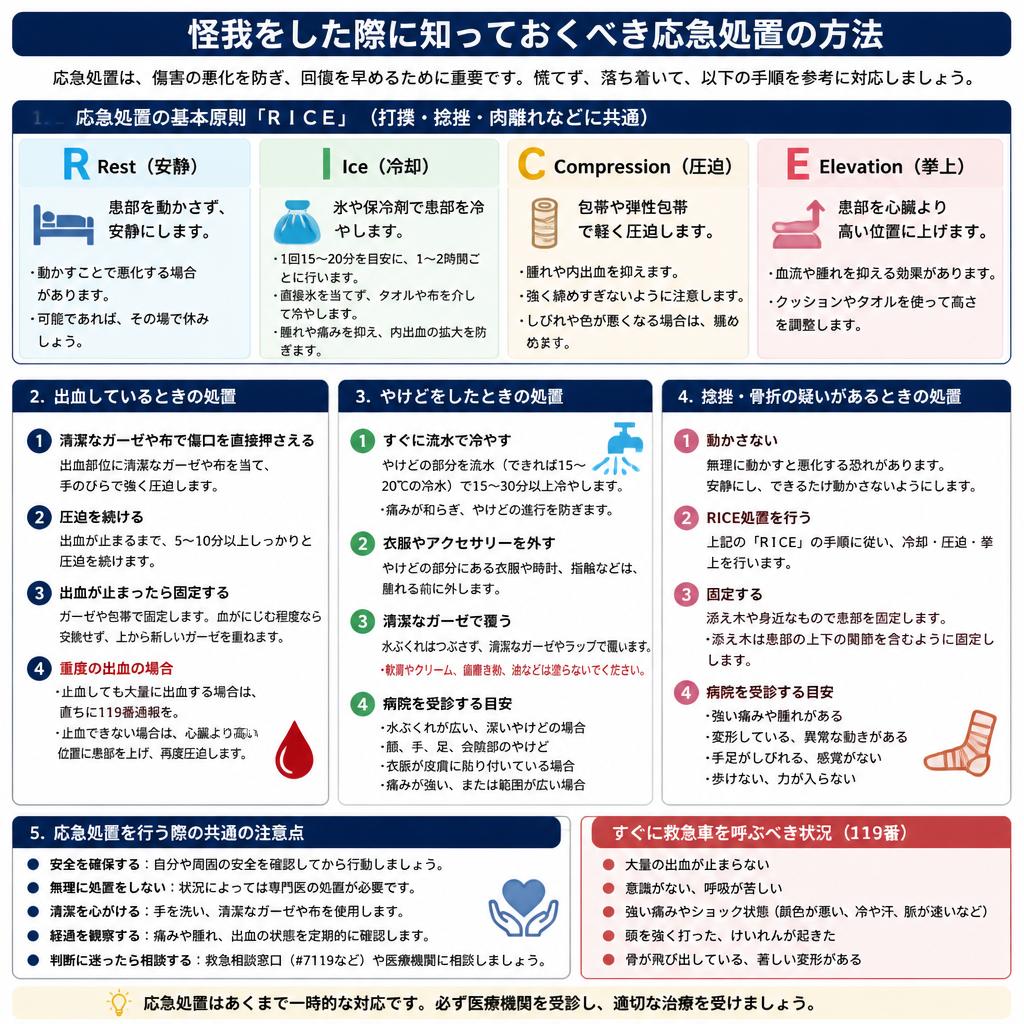 応急処置の基本