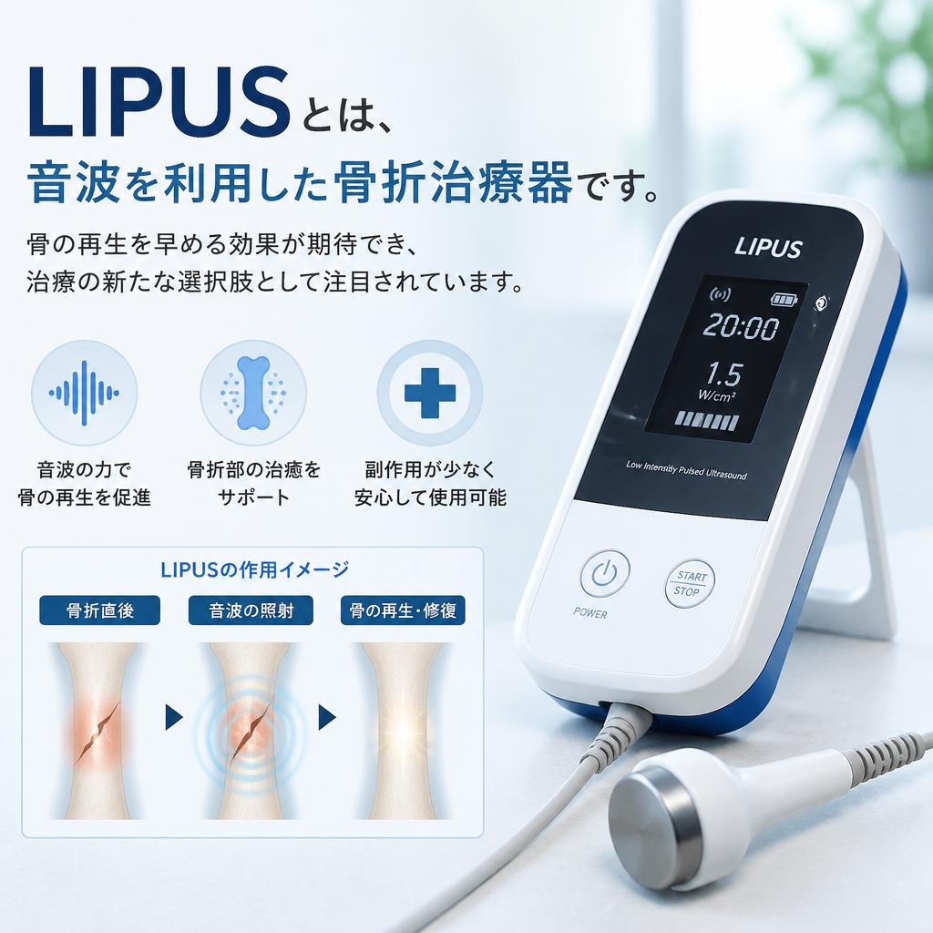 骨折治療器LIPUSの詳細